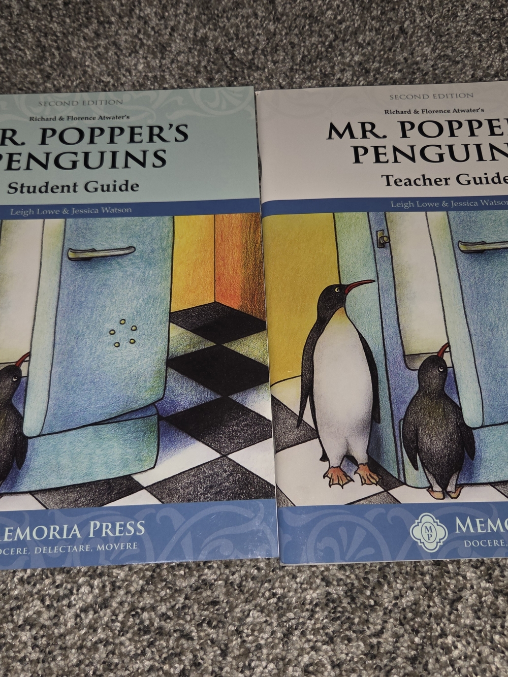 MEMORIA PRESS Mr. Popper’s Penguins book, Teacher Guide & Student Guide Set
